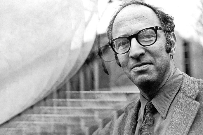 Thomas S. Kuhn, whose work on scientific “paradigm shifts” became influential in the philosophy and history of science, photographed in Princeton, New Jersey, on March 21, 1973. (Courtesy of Britannica).