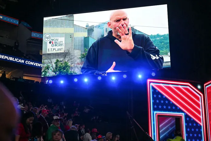 Fetterman praises ‘great friend’ McCormick in surprise midterm convention video