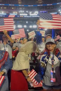 ‘Electrifying’: Trump supporters bring energy to GOP midterm convention