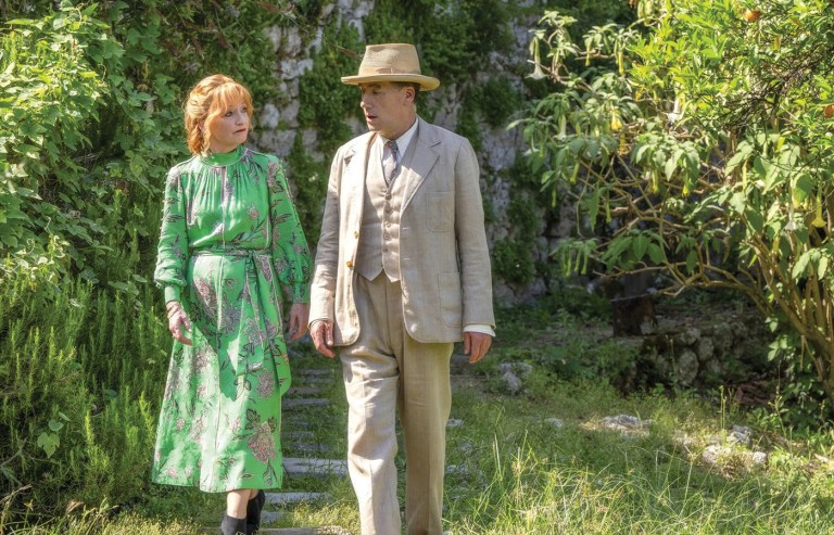 Lesley Manville and Tim McMullan in "Marble Hall Murders." (Eleventh Hour Films and Masterpiece)