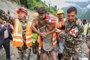 2 trapped workers rescued alive from a tunnel in Nepal, officials say