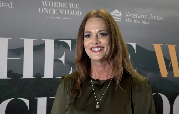 Woman smiling