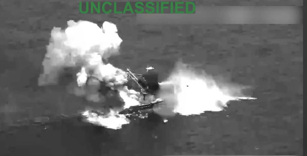 US forces sink fifth ‘refueling vessel’ linked to Los Choneros terrorist organization