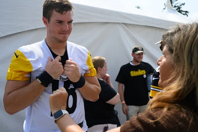 Backup quarterback for the Pittsburgh Steelers Will Howard.