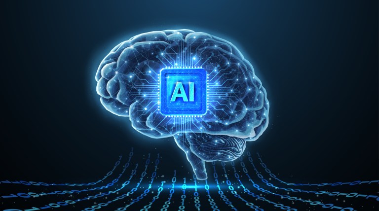 AI artificial intelligence brain