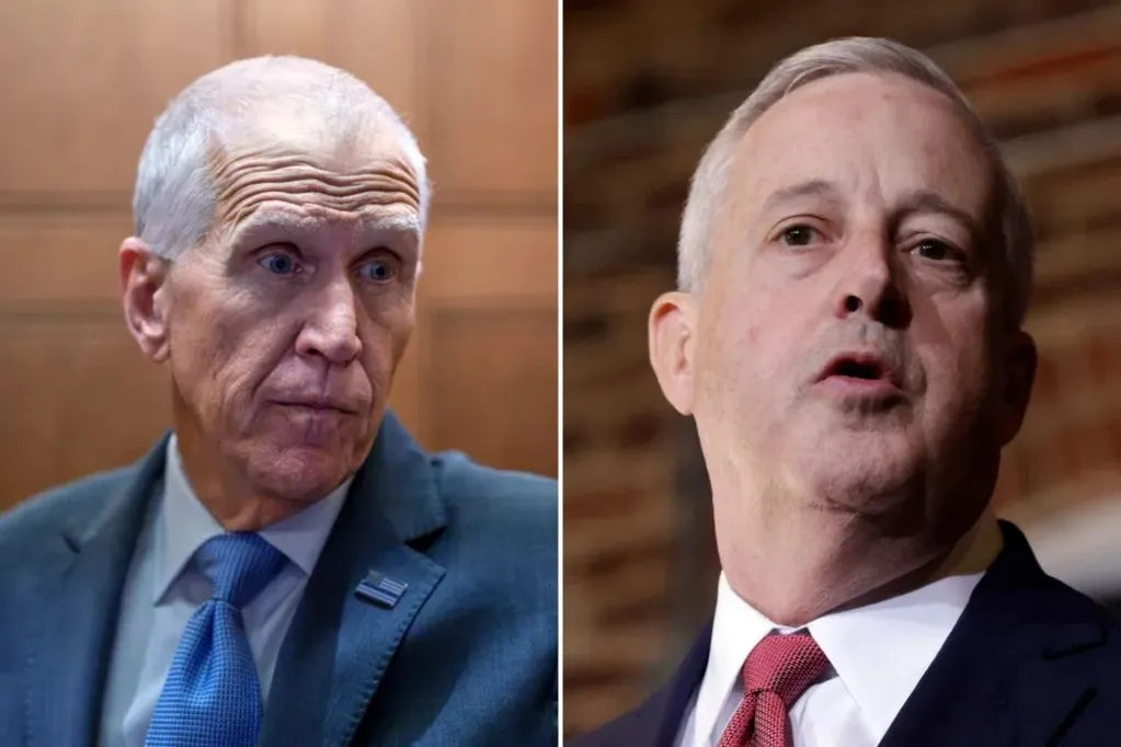Thom Tillis urges Michael Whatley not to shy from ‘healthy disagreement’ with Trump