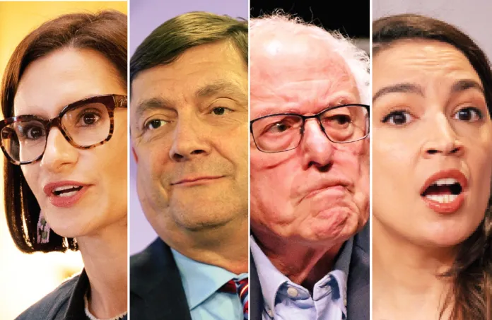 Flanagan, Jackson, Sanders, and AOC.