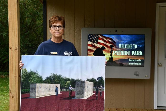 Linda Musser, who volunteers for the 9/11 memorial