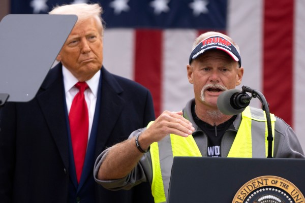 Trump’s go-to Michigan auto worker gets a job and the spotlight
