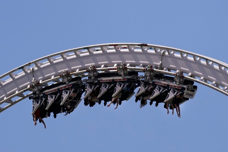 six flags roller coaster