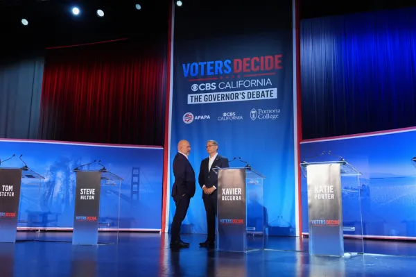 California governor debate turns into Trump-Newsom proxy war