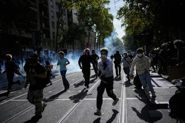 Bystanders set on fire and hands blown off by grenades as France struggles to suppress violent student riots