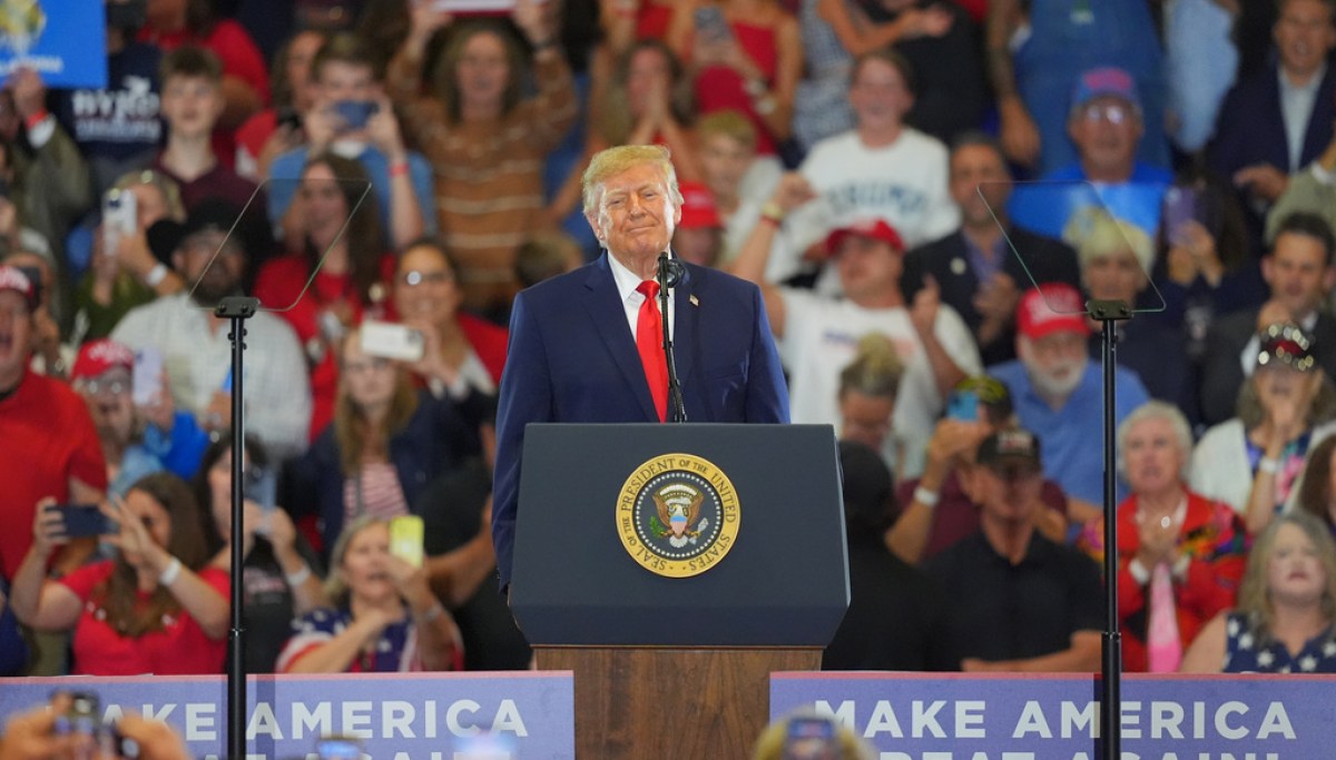 WATCH LIVE: Trump rallies for Sen. Pete Ricketts and Gov. Jim Pillen in Nebraska