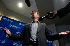 Democratic governor nominee Rob Sand bashes Trump over Iowa’s food stamps problems