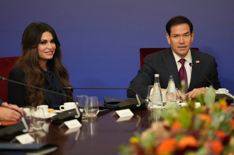 Marco Rubio and Kimberly Guilfoyle.