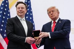 Trump thanks ‘legendary friend’ Musk for pledging SpaceX stock to Trump Accounts