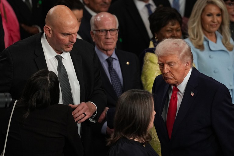 john fetterman and donald trump
