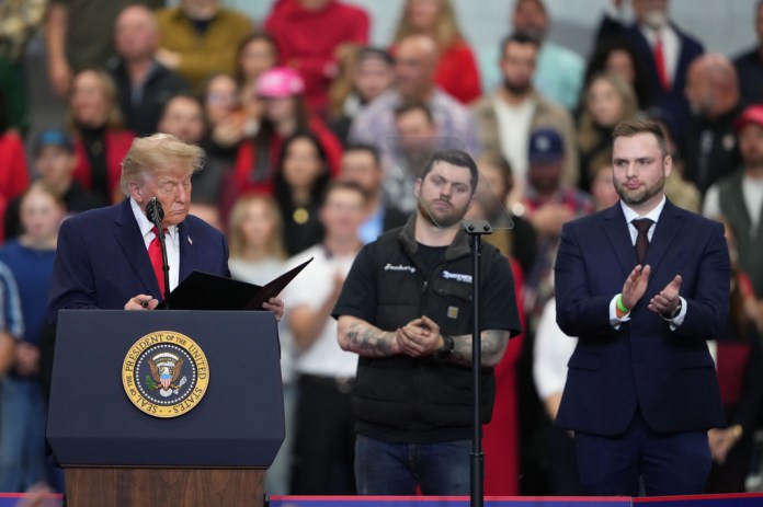 Trump pardons two truckers at Alaska rally: ‘Clean as a newborn baby’s a**’