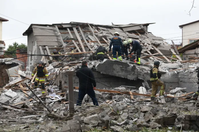 Ukraine rubble