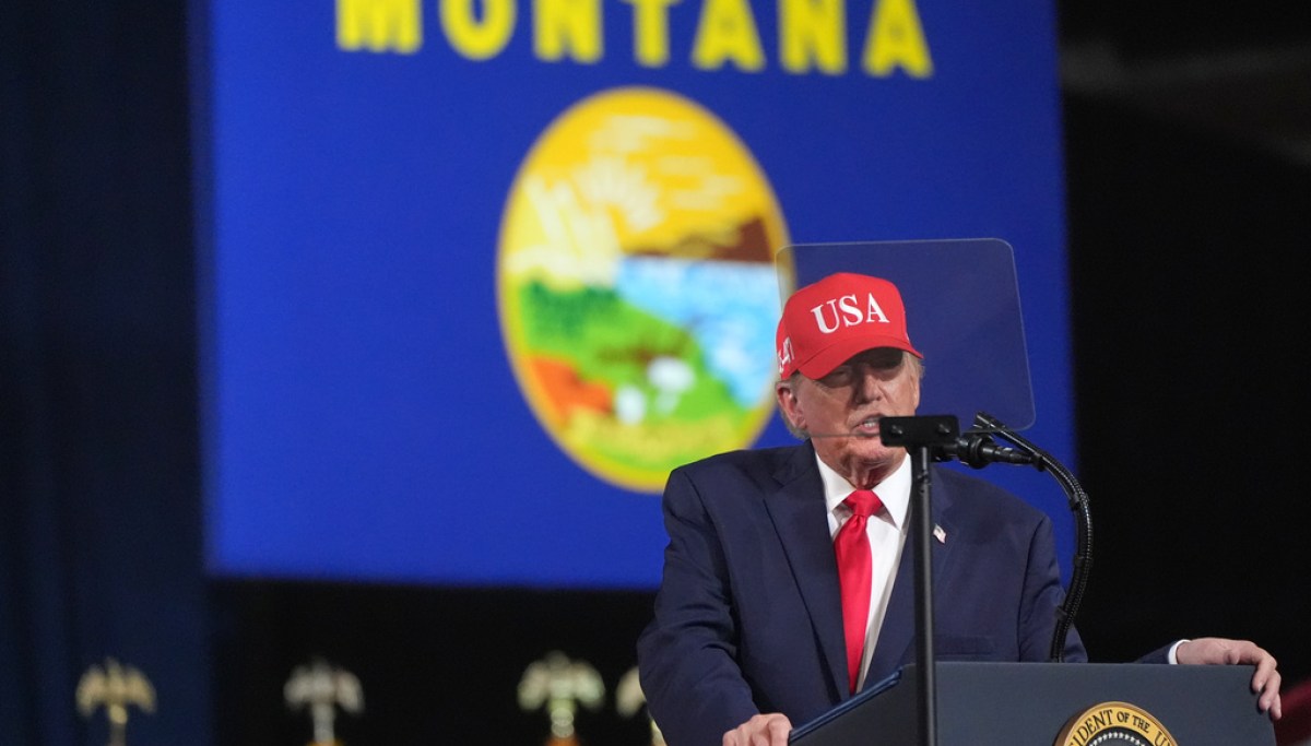 Trump announces advanced weapons testing ‘super range’ in Montana
