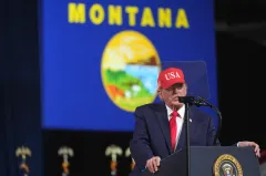 Trump announces advanced weapons testing ‘super range’ in Montana