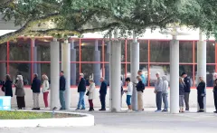 Bo French courts young men as early voting begins: ‘Let’s take the country back’