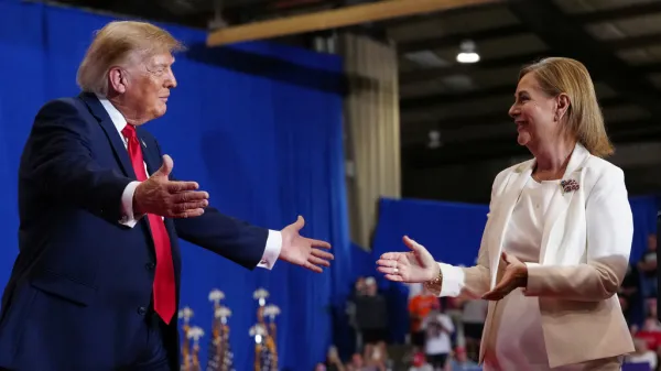 Darline Graham did not discuss split over Russia sanctions waiver during Trump visit