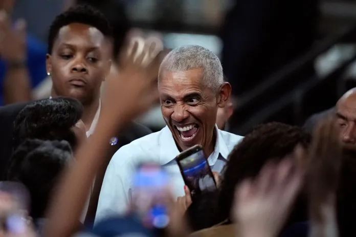 Obama says he was a Cheesecake Factory regular in retort to Trump