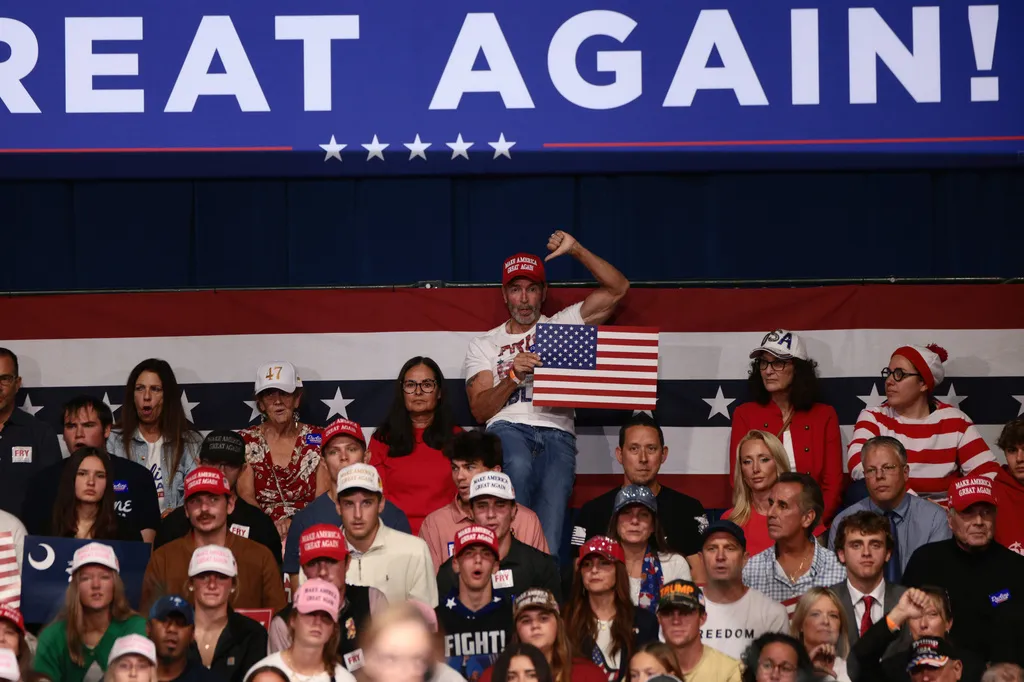 Trump rally attendee compares president’s event to Jim Jones cult