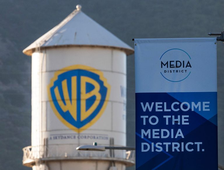 The Warner Bros. Studios water tower