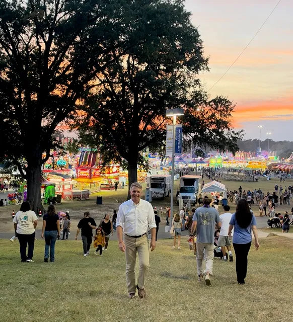 Rep. Rob Wittman (R-VA) attends the Virginia State Fair