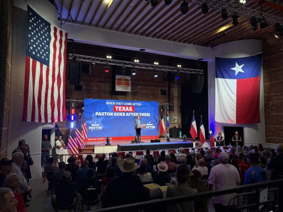 Paxton holds second rally Thursday in Rio Grande Valley