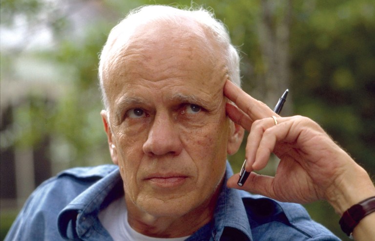 Walker Percy in Covington, Louisiana, in 1977. (AP Photo)
