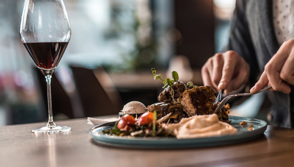The fussiness of small portions and fancy wine