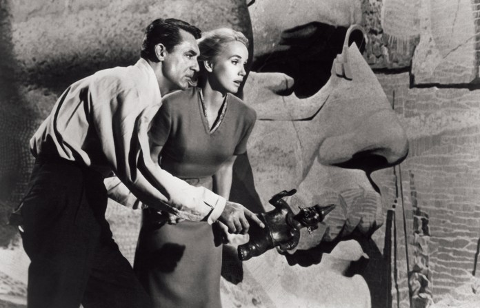 Cary Grant and Eva Marie Saint in North by Northwest, 1959. (Screen Archives/Getty Images)