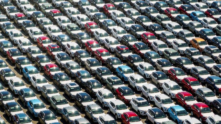 Cars in California.