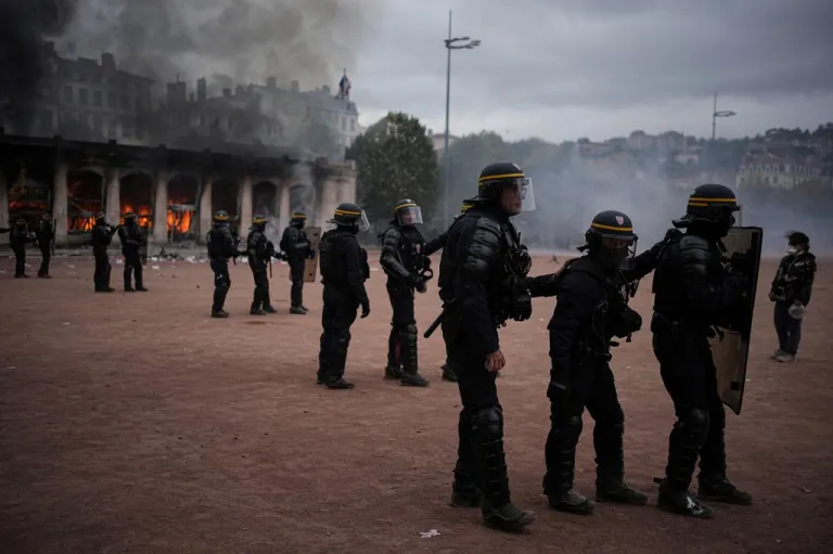 Riots in France.
