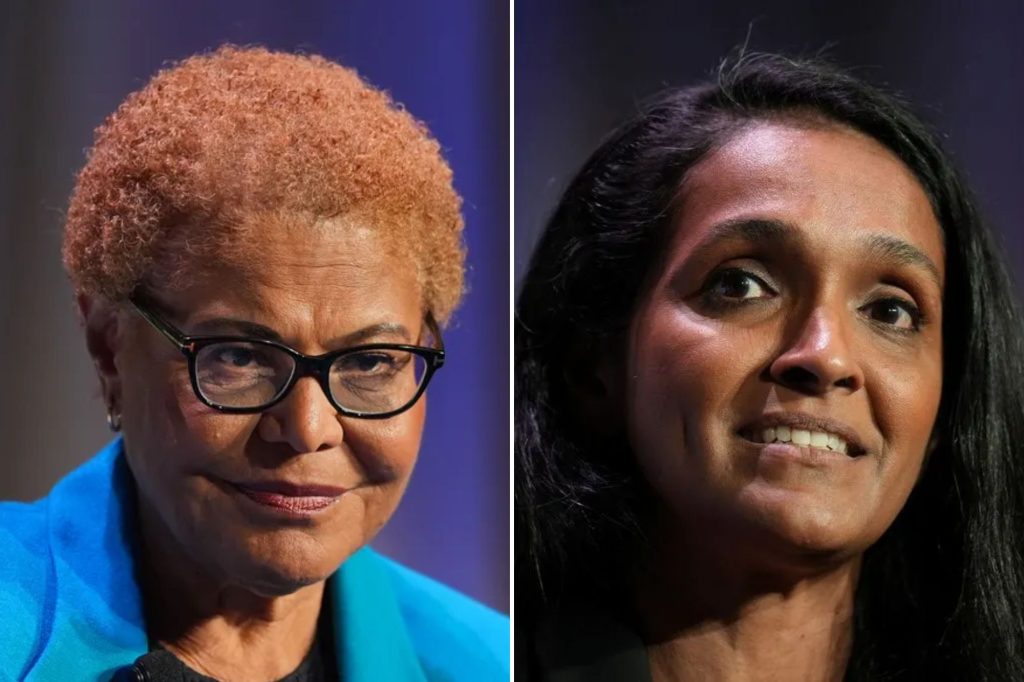 Karen Bass and Nithya Raman vie for Spencer Pratt’s voters in final Los Angeles mayoral debate