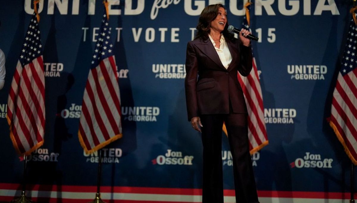 Harris pushes Georgia Democrats to turn ‘pain into purpose’ in fight against ‘tyrant’ Trump